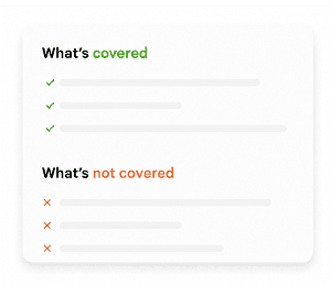 Claim status showing settlement time