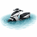 Car in water